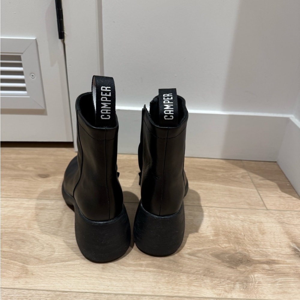 Camper Black Ankle Boots size 6 women - Picture 3 of 4